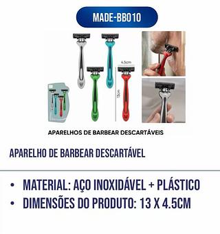 APARELHO DE BARBEAR DESCARTAVEL