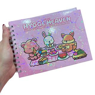 CADERNO / LIVRO PARA COLORIR HYGGE HEAVEN 04 (ACETATO) CAPA DURA