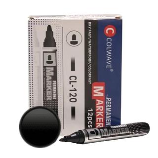 CAIXA DE CANETAO PERMANENTE 12 PC - COR PRETO