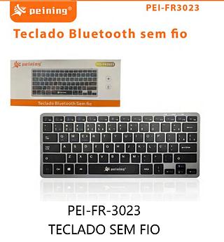 PEINING - TECLADO SEM FIO ULTRA SLIM - PEI-FR3023