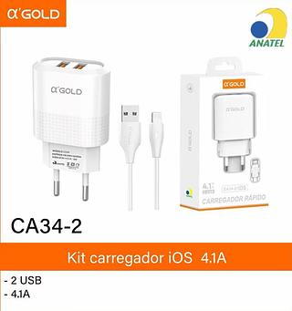 AGOLD - CARREGADOR 4.1 IOS