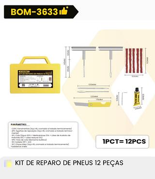 KIT DE REPARO DE PNEUS 12 PCS