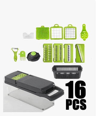 KIT DE 16 UTENSILIOS PARA VEGETAIS