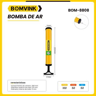 BOMVINK - BOMBA DE AR MANUAL COM BICO