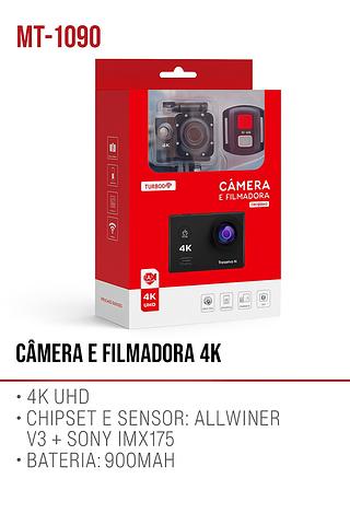 TOMATE - CAMERA E FILMADORA GO PRO 4K - MT-1090