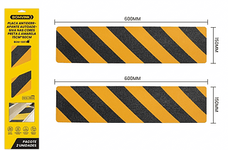 PLACA ANTIDERRAPANTE AUTOADESIVA 15CM*60CM