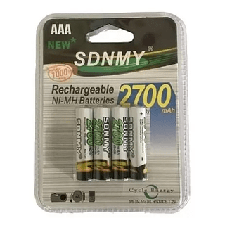 CARTELA PILHA RECARREGAVEL 3A