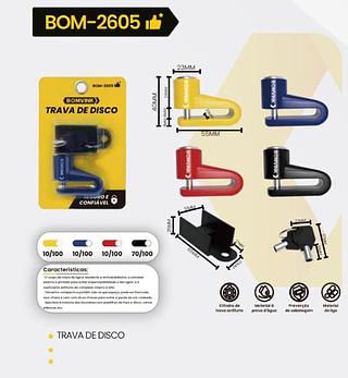 BOMVINK - TRAVA DE DISCO - BOM-2605