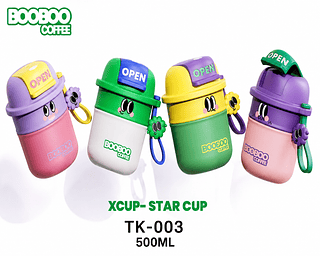GARRAFA INFANTIL STAR CUP BOOBOO COFFEE 500ML