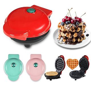 MINI MAQUINA DE WAFFLE FORMATO DE CORAÇAO ANTIADERENTE - DN-1720