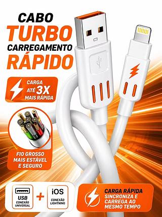 CABO TURBO USB I IOS 12A / 100 PEÇAS