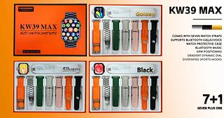 SMARTWATCH RELOGIO KW39 MAX - 7 PULSEIRAS