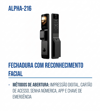 FECHADURA COM RECONHECIMENTO FACIL