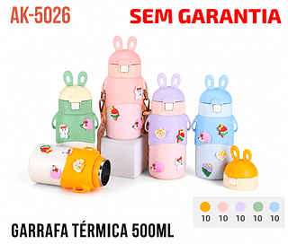 GARRAFA TERMICA 500ML TOMATE AK-5026