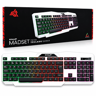 TECLADO GAMER RGB KNUP MADSET