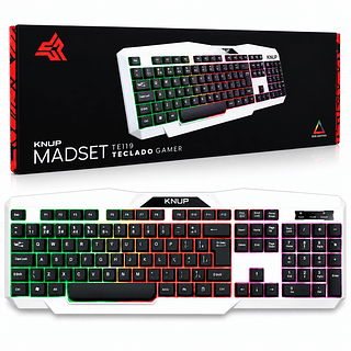 TECLADO GAMER RGB KNUP MADSET