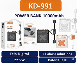 KAIDI - POWER BANK PORTATIL 10.000mAH - KD-991