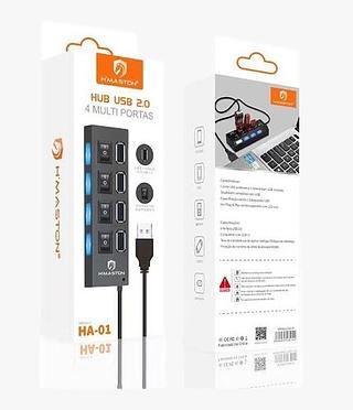 HMASTON - HUB USB 4 PORTAS 2.0 HA-01