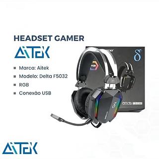 FONE/HEADSET GAMER PRO RGB COM ADAPTADOR P2