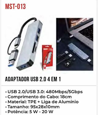 ADAPTADOR 4 EM 1
