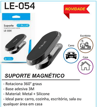 IT BLUE - SUPORTE DE CARRO IMA MAGNETICO - LE-054