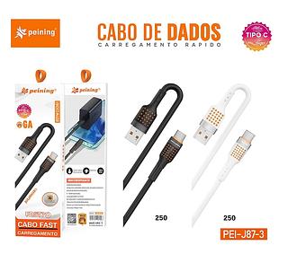 PEINING - CABO DE DADOS E CARREGAMENTO TURBO USB / TC 1M - PEI-J87-3