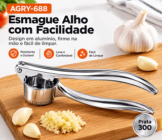 ESPREMEDOR DE ALHO METÁLICO AGRY-688