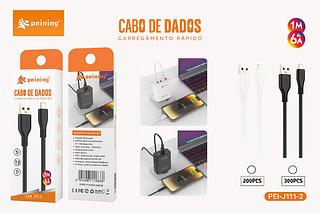 PEINING - CABO DE DADOS E CARREGAMENTO TURBO iOS 1M - PEI-J111-2