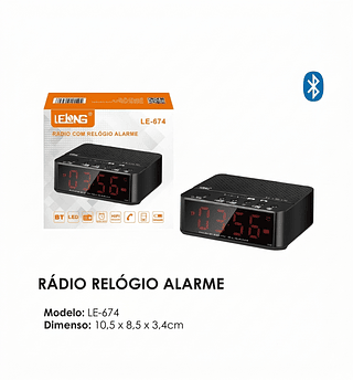 RADIO RELOGIO ALARME