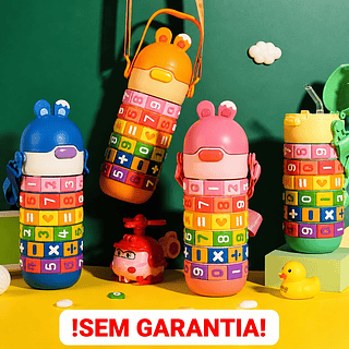 GARRAFA INFANTIL TERMICA TABUADA 430ML - SEM GARANTIA