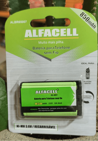 ALFACELL - BATERIA PARA TELEFONE SEM FIO 850mAH - ALBR65007