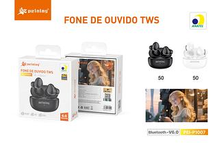 PEINING - FONE DE OUVIDO TWS V6.0 P1007