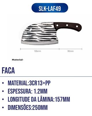LUATEK - FACA 3CR13+PP