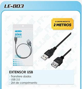 CABO USB MACHO+FEMEA
