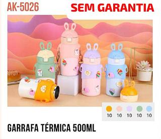 GARRAFA TERMICA 500ML TOMATE AK-5026