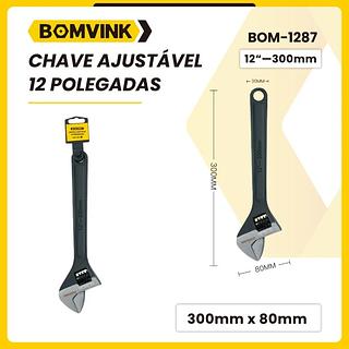 BOMVINK - CHAVE AJUSTAVEL 12 POLEGADAS - BOM-1287