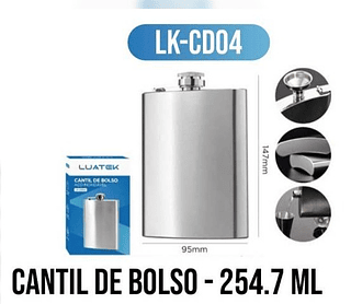 LUATEK - CANTIL DE BOLSO 254.7ML