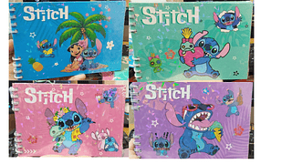 CADERNO / LIVRO PARA COLORIR STITCH ORIGINAL - CAPA DURA