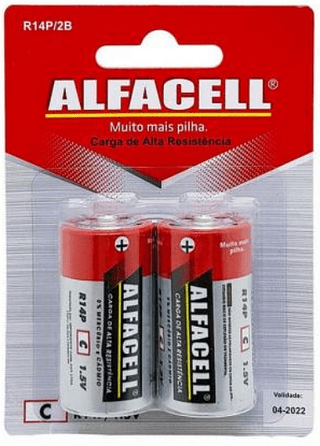 ALFACELL - PILHA ALFACELL - R14P