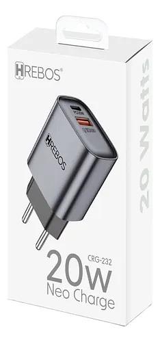 FONTE USB-C+USB 20W