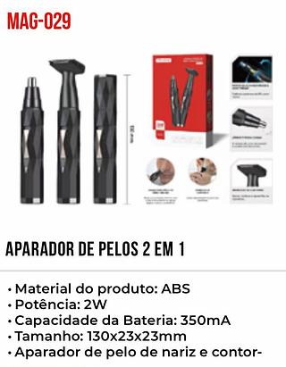 APARADOR DE PELOS 2 EM 1