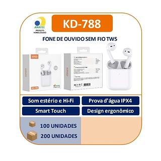 KAIDI - FONE BLUETOOTH TWS IPX4 5.1