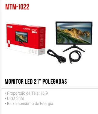 TOMATE - MONITOR 22" 60Hz ULTRA SLIM - MTM-1022