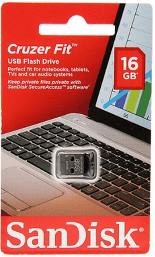 PENDRIVE 16GB FIT SANDISK