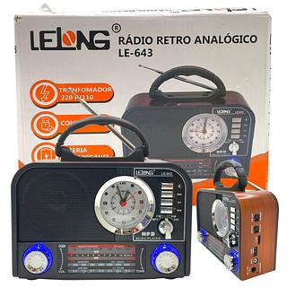 LELONG - RADIO RETRO ANALOGICO FM / AM / SW - LE-643