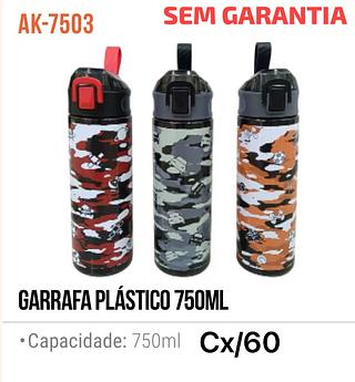 GARRAFA SQUEEZE 750ML TOMATE AK-7503