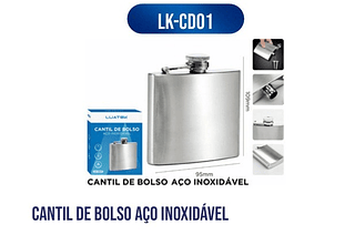 LUATEK - CANTIL DE BOLSO 170ML