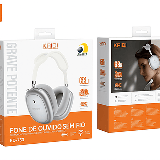 KAIDI - FONE SEM FIO / CONECTOR TC - KD-753