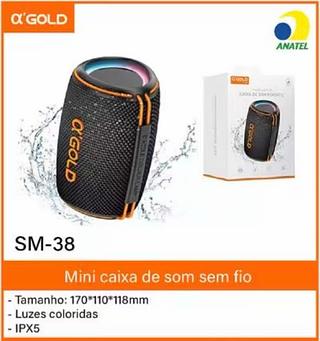 AGOLD - CAIXA DE SOM IPX5
