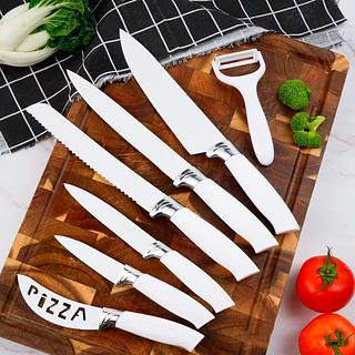 KIT DE FACAS COM 7 PEÇAS KNIFE SET KAKIPI - S-1653